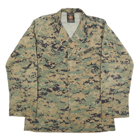 PROPPER INTERNATIONAL Mens Green Camouflage Military Jacket M Cotton Blend