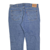 LEVI'S 514 Classic Mens Jeans Blue Classic Straight Denim Medium W38 L30 Zip