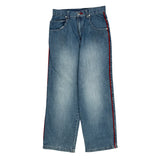 Unbranded Graphic Jeans - 27W 26L Blue Cotton