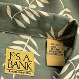 Jos. A. Bank Hawaiian Shirt - Large Beige Silk