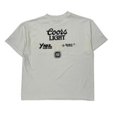 Hanes Single Stitch T-Shirt - XL White Cotton Blend