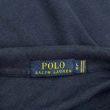 Polo By Ralph Lauren 1/4 Zip - Large Navy Cotton