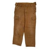 Unbranded Cargo Trousers - 36W 29L Brown Cotton