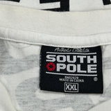 Wicked Fashions Inc. Southpole T-Shirt - 2XL White Cotton