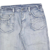 SOUTHERN Mens Shorts Blue Casual L W36 Cotton Blend Lightweight Stylish