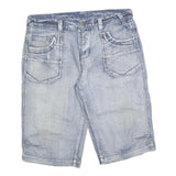 SOUTHERN Mens Shorts Blue Casual L W36 Cotton Blend Lightweight Stylish