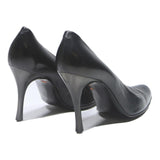 BALLY Womens Classic Black Leather Pumps UK 6.5 Elegant Formal Party Heels