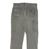 CARHARTT Mens Relaxed Fit Grey Cotton Blend Relaxed Leg Trousers W34 L31