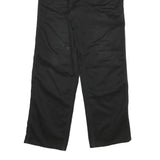 CARHARTT Mens Cotton Blend Black Regular Straight Trousers W31 L29 Workwear