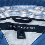 Tommy Hilfiger Polo Shirt - Large Blue Cotton