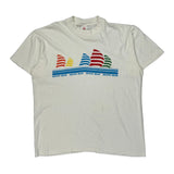 Hilton Head Stedman Single Stitch T-Shirt - Large White Cotton