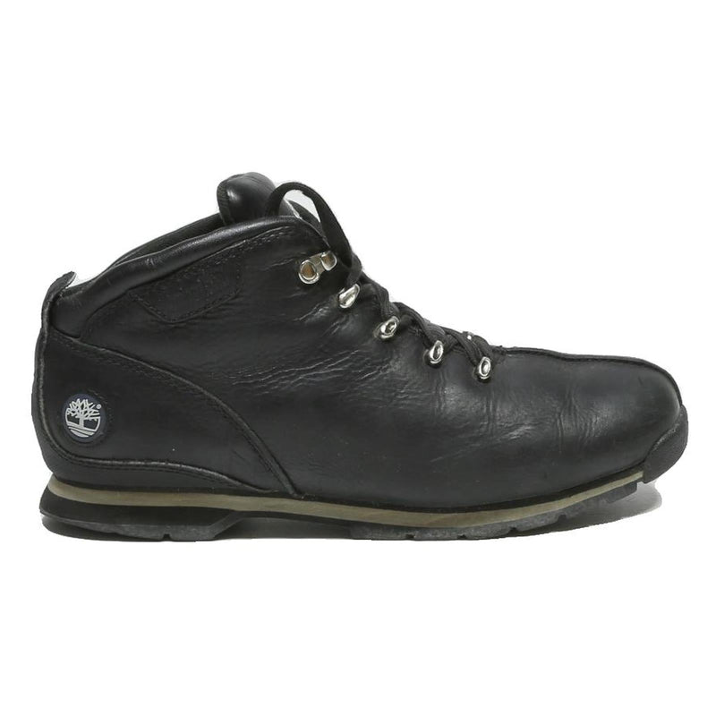 TIMBERLAND Mens Black Leather Ankle Boots UK 8.5 Comfortable Casual Outdoor