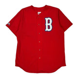 Baseball Majestic Jersey - Large Red Polyester