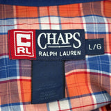 Chaps Ralph Lauren Checked Short Sleeve Shirt - Large Multicoloured Cotton Blend