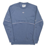 ADIDAS Mens Blue Sweatshirt Crew Neck S Polyester Blend Casual Sportswear