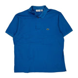 Lacoste Polo Shirt - XL Blue Cotton