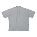 RALPH LAUREN Mens Blue & White Check Short Sleeve Shirt L Casual Classic