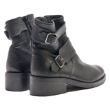 MINELLI Ankle Boots Black Leather Womens UK 3