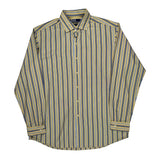 Polo By Ralph Lauren Striped Shirt - Large Blue Cotton