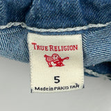 Age 5 True Religion Denim Shorts - X-Smallw 5L Blue Denim