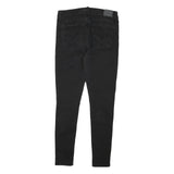 LEVI'S Womens Jeans Black Slim Skinny Denim W30 L28 Zip Cotton Blend