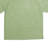 GORDON CLOTHING Mens Green L Shirt Cotton Blend Short Sleeve Casual Relaxed Fit