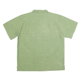 GORDON CLOTHING Mens Green L Shirt Cotton Blend Short Sleeve Casual Relaxed Fit