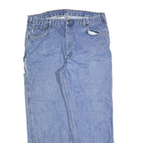 CARHARTT Mens Jeans Blue Relaxed Straight Denim Medium W40 L32 Workwear Casual