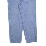 CARHARTT Mens Jeans Blue Relaxed Straight Denim Medium W40 L32 Workwear Casual