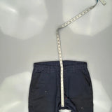 Carhartt Carpenter Trousers - 32W 30L Navy Cotton Blend