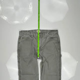 Schmidt Carpenter Trousers - 38W 30L Grey Cotton