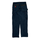 Wrangler Cargo Pants - 32W 30L Dark Wash Cotton