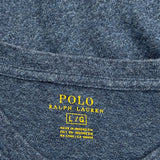 Polo By Ralph Lauren T-Shirt - Large Blue Cotton