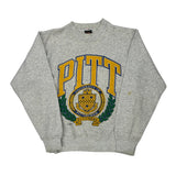 American Apparel College Sweatshirt - Medium Grey Polyester Blend