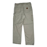 Carhartt Carpenter Trousers - 31W 32L Beige Cotton