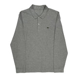 Lacoste Polo Shirt - Large Gray Cotton