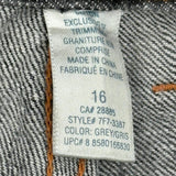 Age 16 Unbranded Carpenter Jeans - 28W 30L Grey Cotton