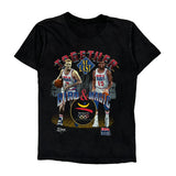 Barcelona '92 Olympics Bird & Magic Single Stitch T-Shirt - Medium Black Cotton