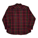 Unbranded Checked Flannel Shirt - XL Green Cotton
