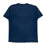 Tommy Jeans Spellout T-Shirt - Medium Blue Cotton