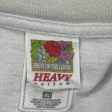 Vintage Lou'S Drive-In Fruit Of The Loom Single Stitch T-Shirt - XL White Cotton
