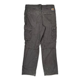 Carhartt Cargo Pants - 34W 32L Gray Cotton