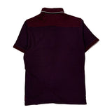 Armani Exchange Polo Shirt - Small Purple Cotton