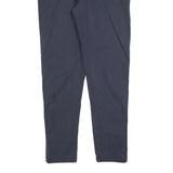 LEVI'S Mens Cotton Blend Navy Regular Fit Straight Leg Trousers W36 L34 Casual