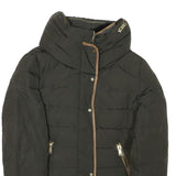 ZARA BASIC Womens Black Jacket M Polyester Blend Plain Zip Comfortable Casual