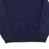 ROCKY MOUNTAIN BAG Womens Navy Patterned Jumper Round Neck Basic Knit L