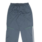 ADIDAS Mens Joggers Blue White Green M W28 L30 Polyester Sportswear