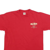 HARD ROCK CAFE Mens Red Year Of Rooster Cotton Blend XL Short Sleeve Crew Neck