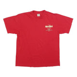 HARD ROCK CAFE Mens Red Year Of Rooster Cotton Blend XL Short Sleeve Crew Neck