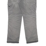 DICKIES Mens Cotton Blend Grey Work Trousers Regular Straight W34 L31 Utility